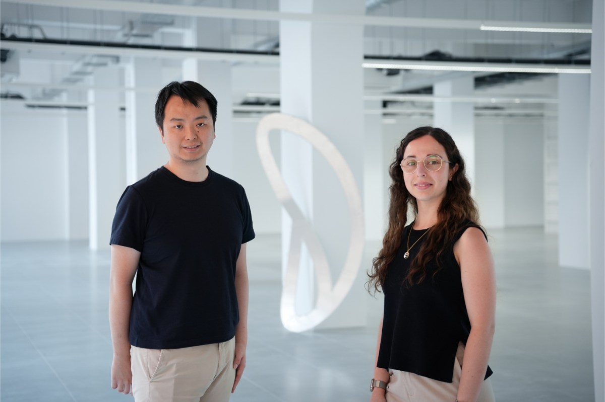 Theker co-founders Carla Gómez Cano and Jiaqiang Ye Zhu